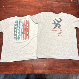Two‎ Size Large Browning T-Shirts